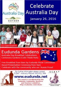 Australia Day Breakfast Eudunda 2016