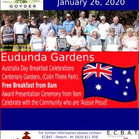 Australia Day Breakfast – Eudunda – 26th Jan 2020