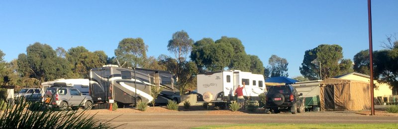 Caravan Park Full - 4 there end of February 2018 - photo Steve Wegener