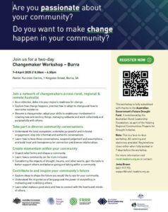 Changemaker Workshop Burra - 7-8th April 2025
