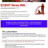 Southern Goyder News from ECBAT #66