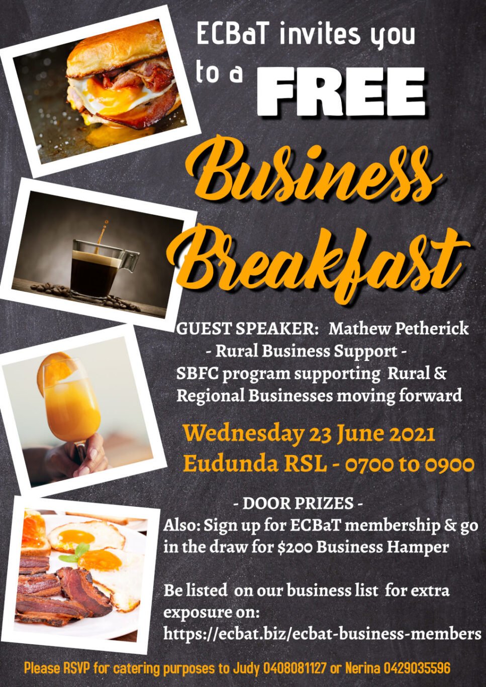 ECBAT Business Breakfast 23rd June 2021