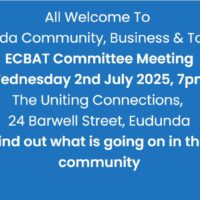 ECBAT Committee Meeting Wednesday 2nd July 2025