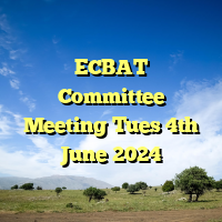 ECBAT Committee Meeting Tues 4th June 2024