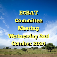 ECBAT Committee Meeting Wednesday 2nd October 2024