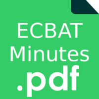 ECBAT Minutes – May 2nd 2017