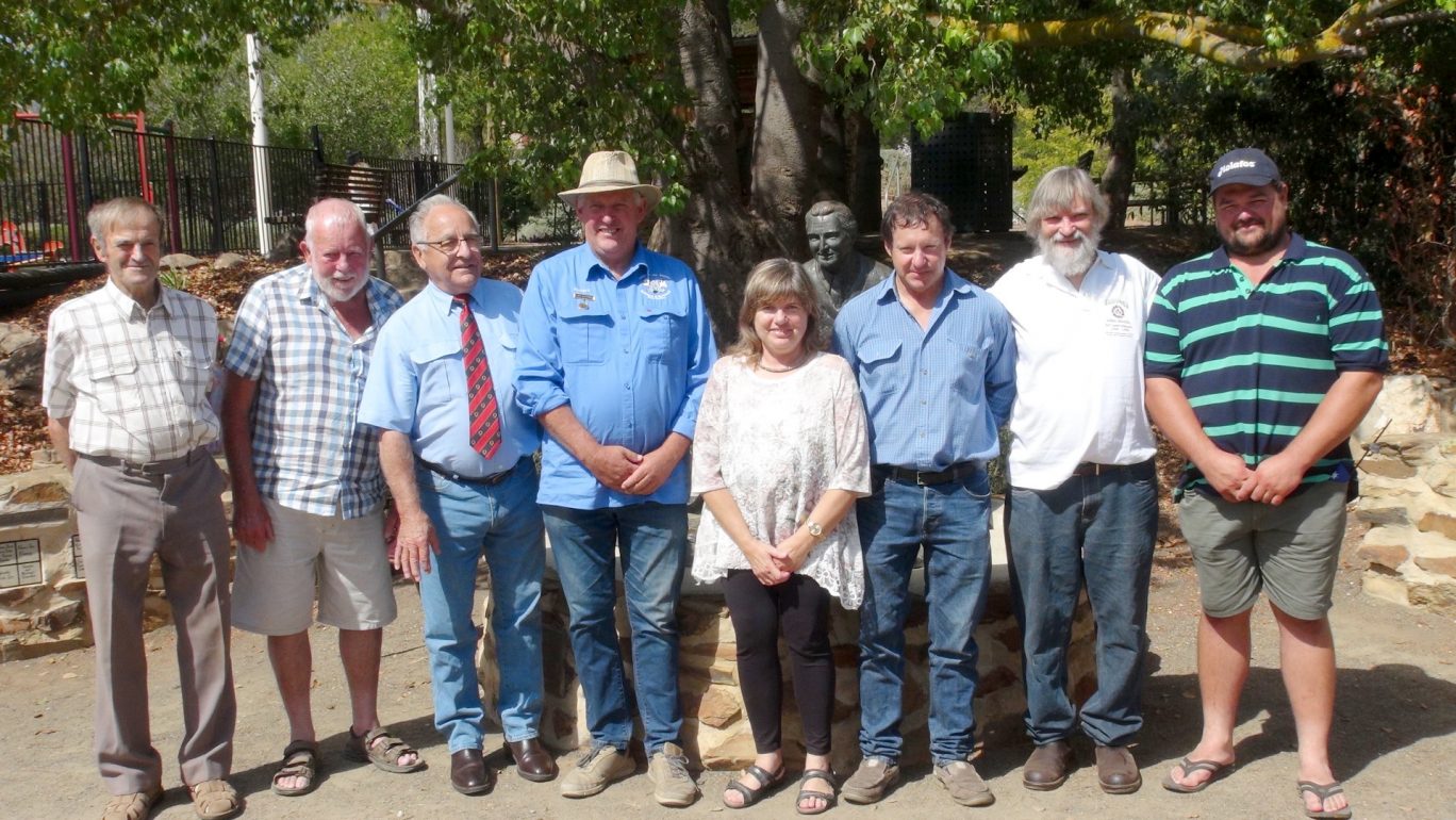 Eight Past Presidents of the Eudunda Show attended