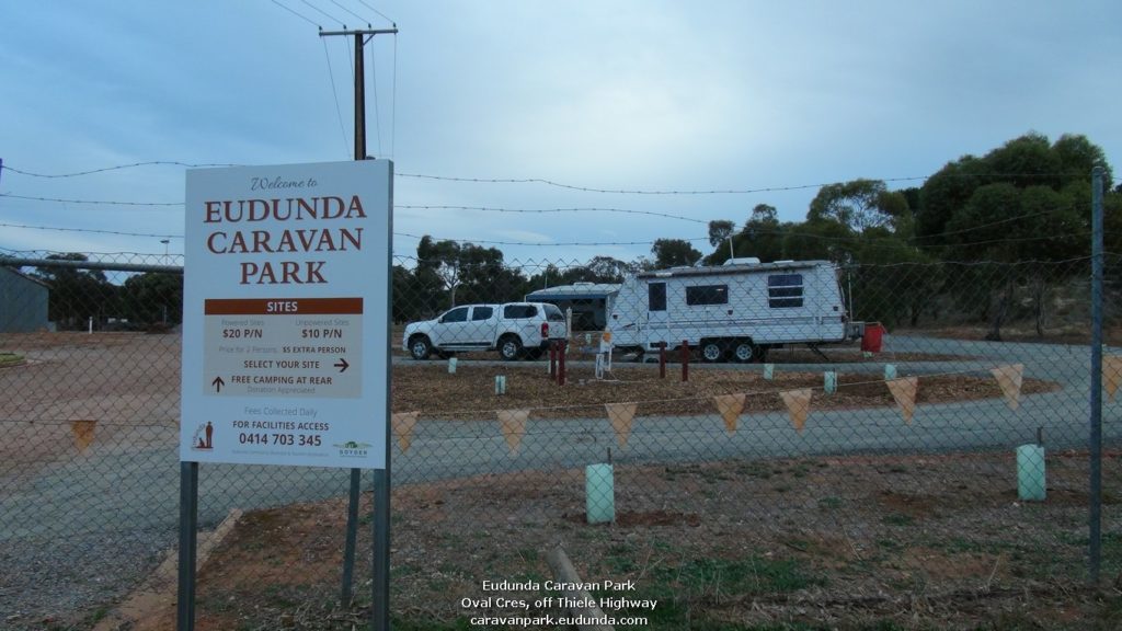 Eudunda Caravan Park Welcome