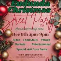 All Welcome To Eudunda Christmas Party 6th Dec 2024