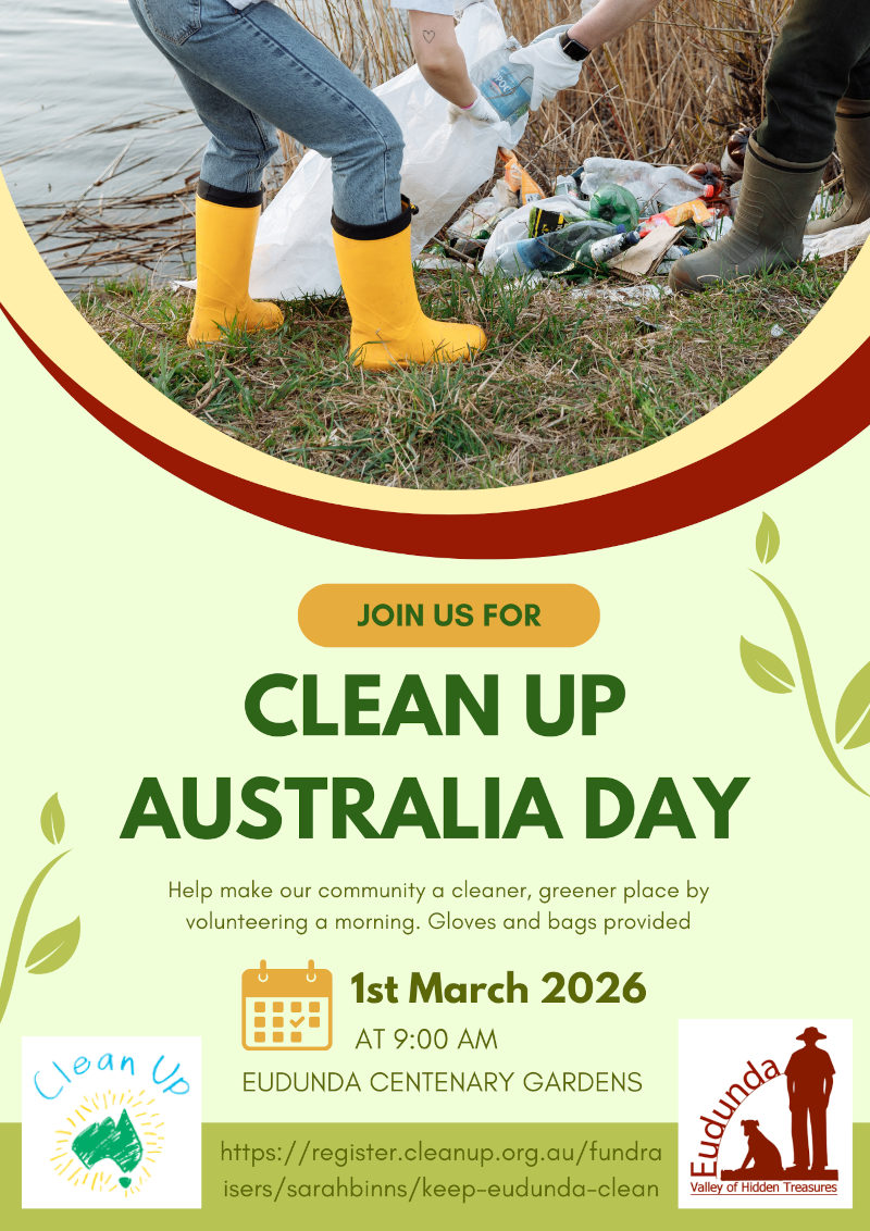 Eudunda Clean Up Australia Day 2026