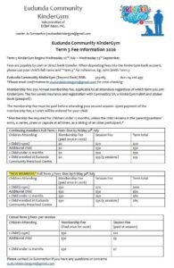 Eudunda Community KinderGym - Term 3