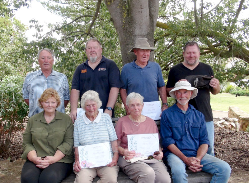 Garden Volunteers Celebrated as many retire
