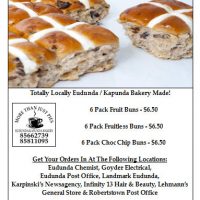 Easter Hot Cross Buns Fundraiser For Eudunda Christmas Party