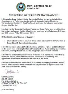 Notice Under Section 33 Road Traffic Act 1961