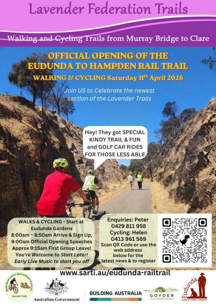 Official Opening Of The Eudunda To Hampden Rail Trail - Poster