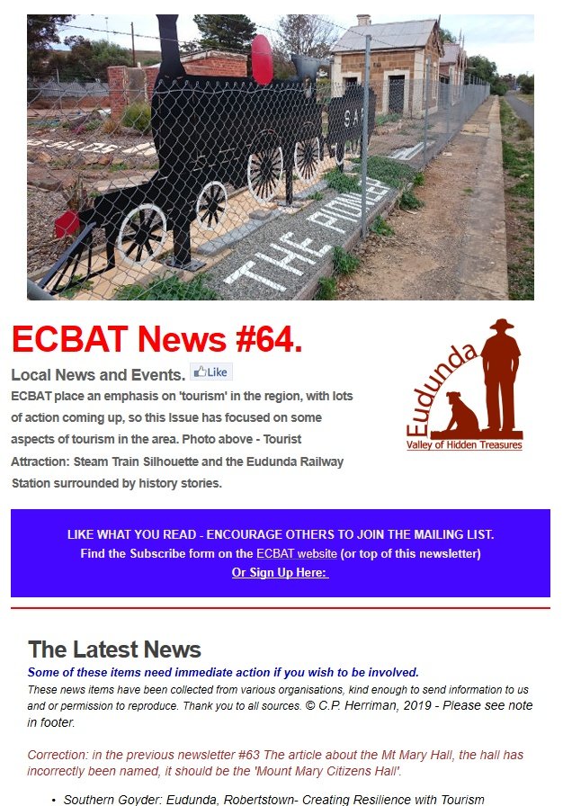 SG News From ECBAT No 64 060619 cover