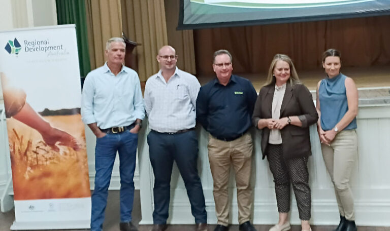 Speakers with Tony Mahar & Reps at Eudunda