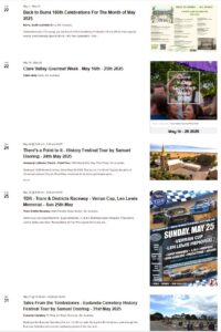 Visit Eudunda Events Calender Updates 22nd May 2025