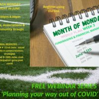 The “Month of Mondays” Club Development Webinar series – Session 3 Mon 15th June 2020